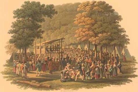 Methodist_camp_meeting_1819_engraving-source-wikimedia-commons